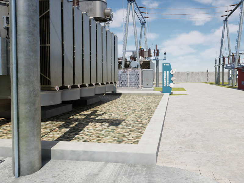 3D变电学习平台界面