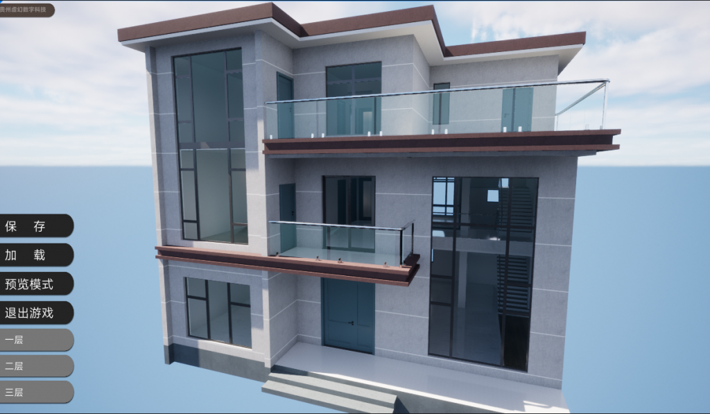 图片[1]-2层半现代别墅3D展示-ITCG hub